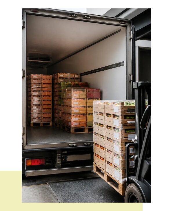 Перевозка сельхозпродукции на паллетах с доставкой в Щекино